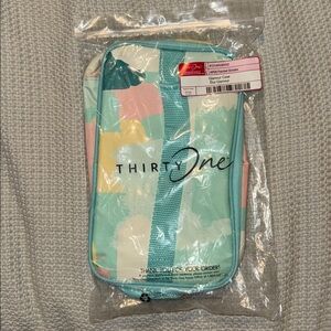 Thirty-One Glamour Case Multicolor Cosmetic Pouch